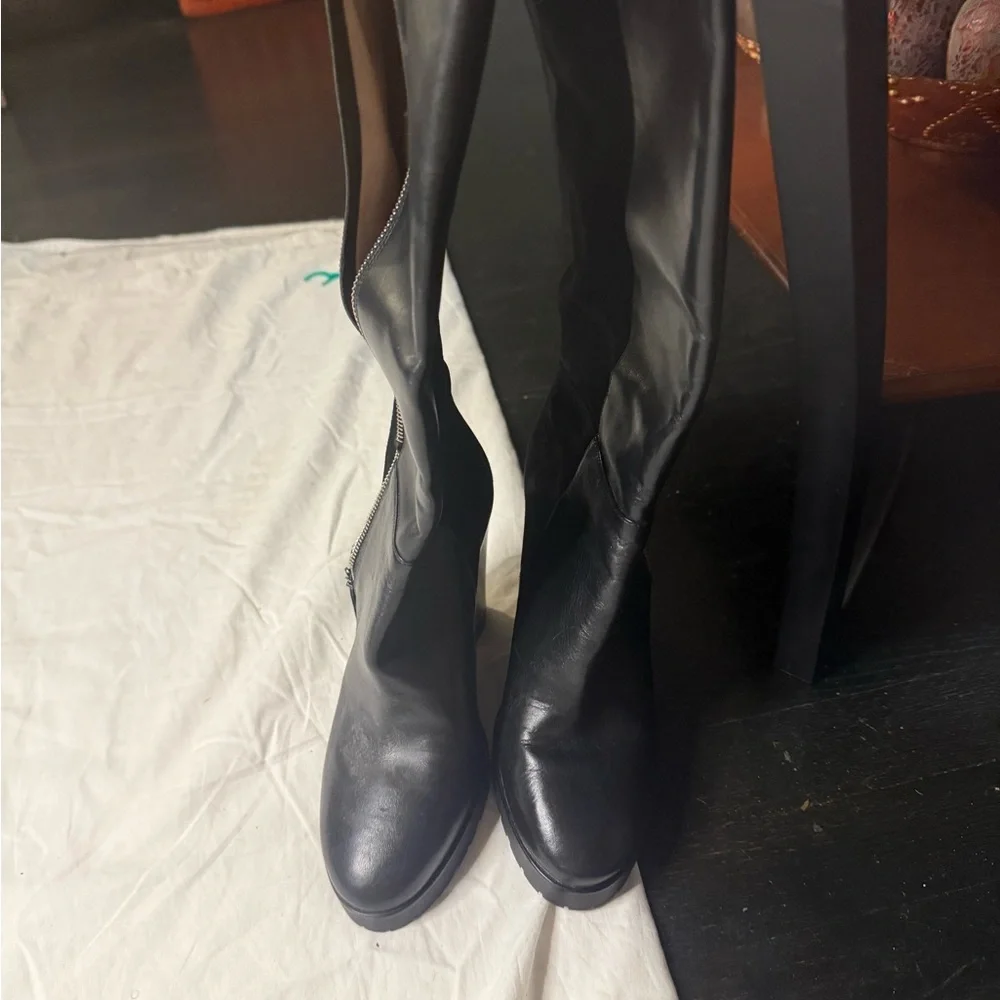 MICHAEL‎ Michael Kors Black Over the Knee Boots size 7.5 luxurious winter warm